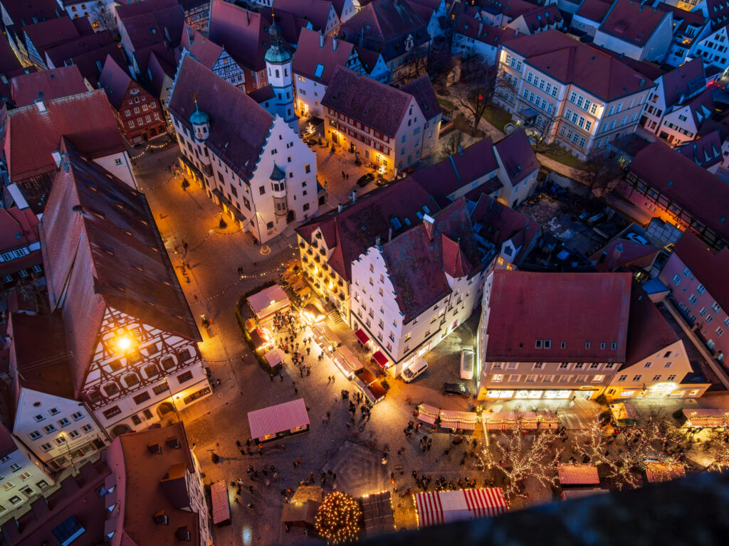 Romantischer Weihnachtsmarkt Nördlingen