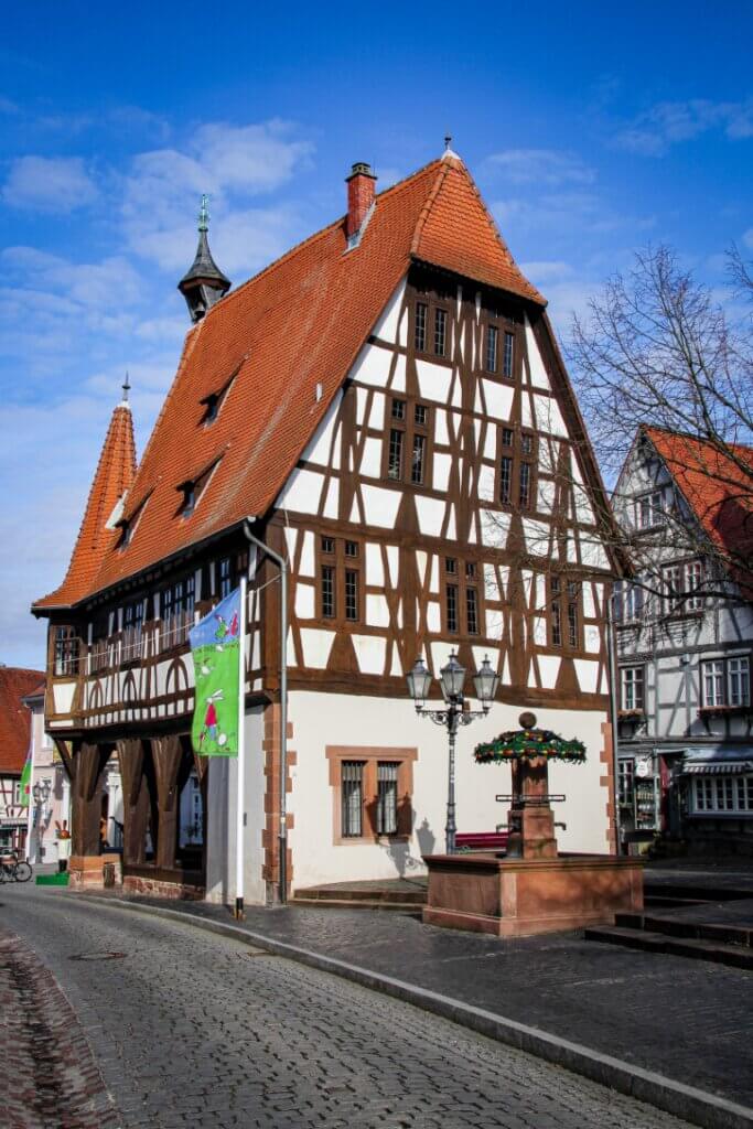 Historisches Rathaus Michelstadt Rückseite